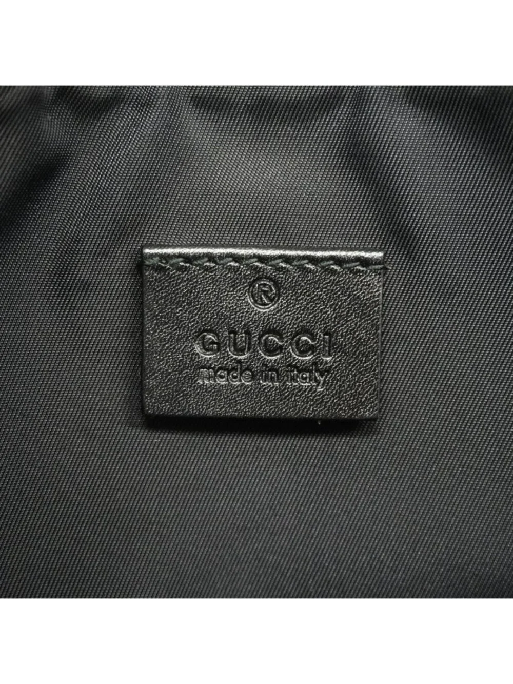 Gucci Pouch GG Supreme Black Silver